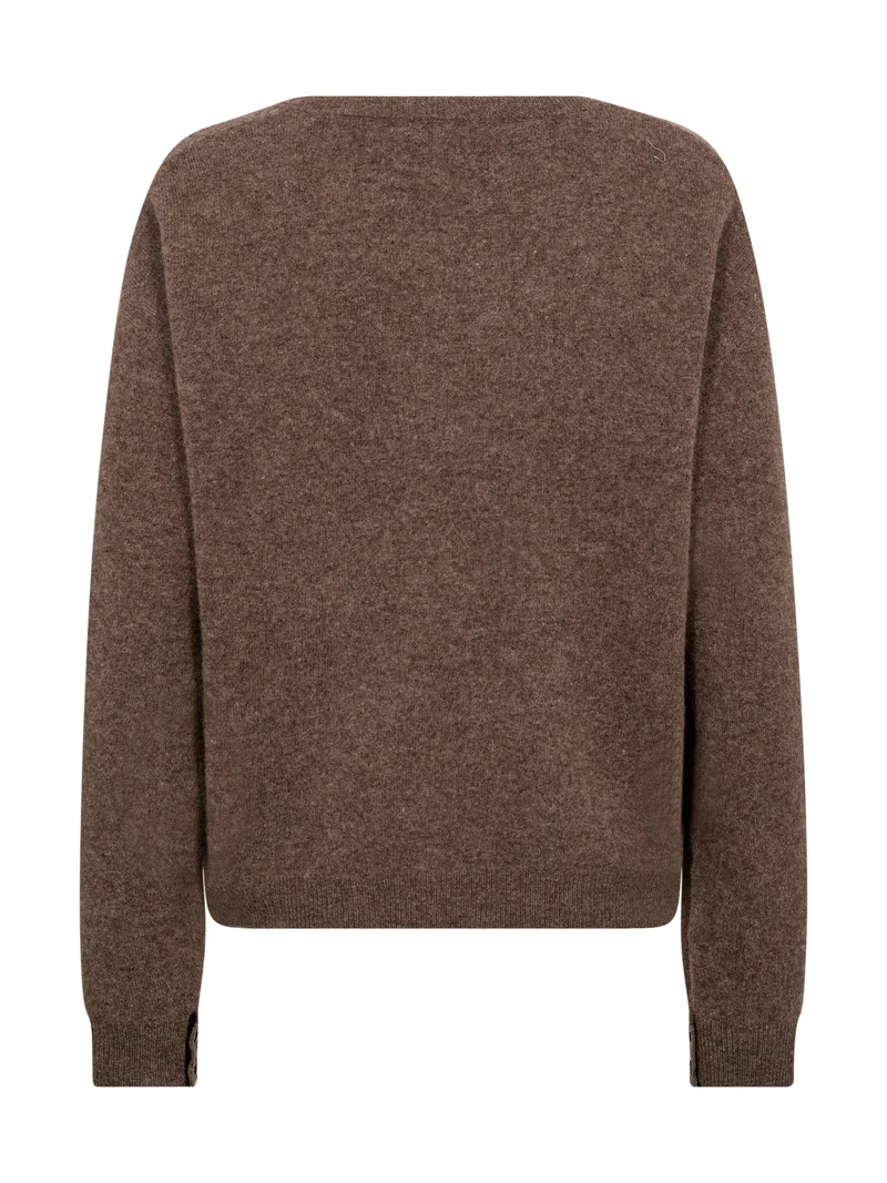 Erikka Merino/Cashmere Bluse - Brown