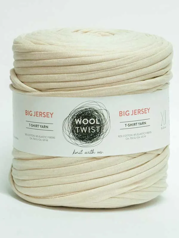 Textilgarn Big Jersey Wooltwist, 10-12 mm