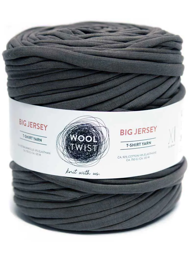 Textilgarn Big Jersey Wooltwist, 10-12 mm