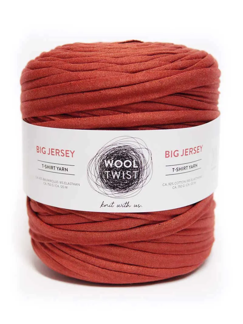Textilgarn Big Jersey Wooltwist, 10-12 mm
