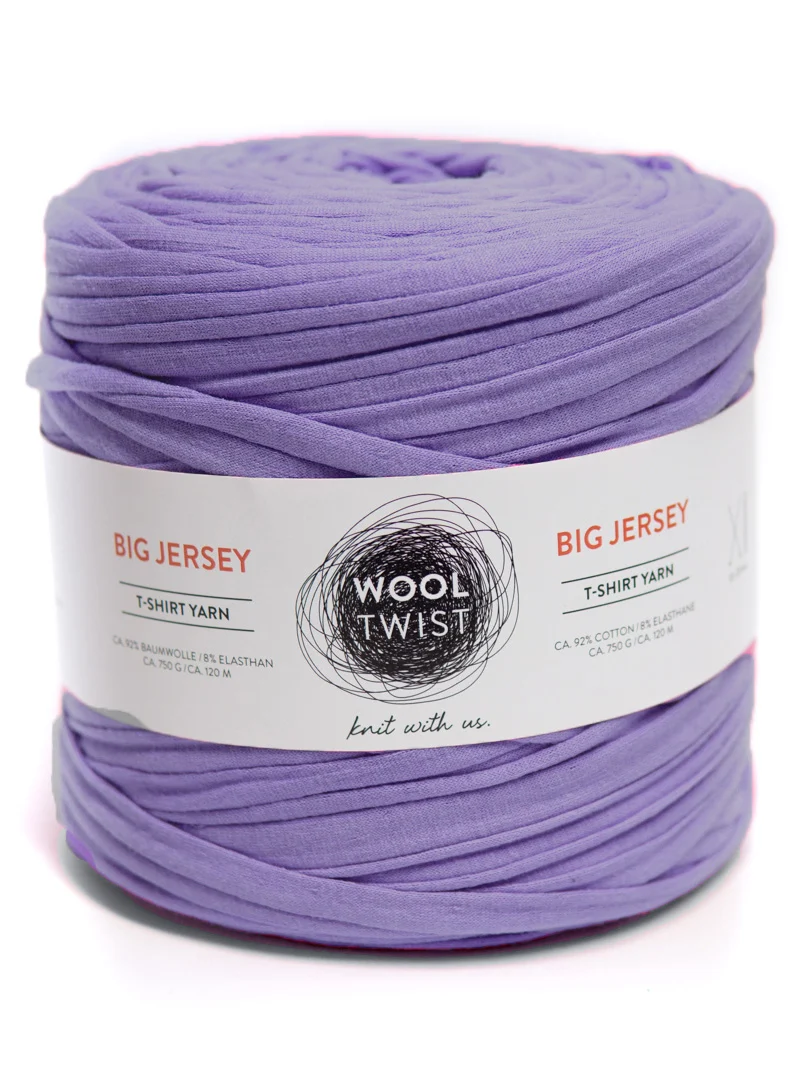 Textilgarn Big Jersey Wooltwist, 10-12 mm