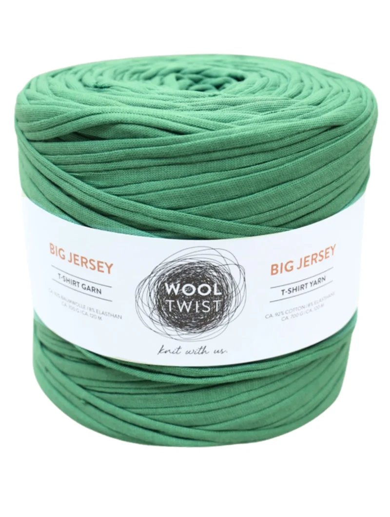 Textilgarn Big Jersey Wooltwist, 10-12 mm