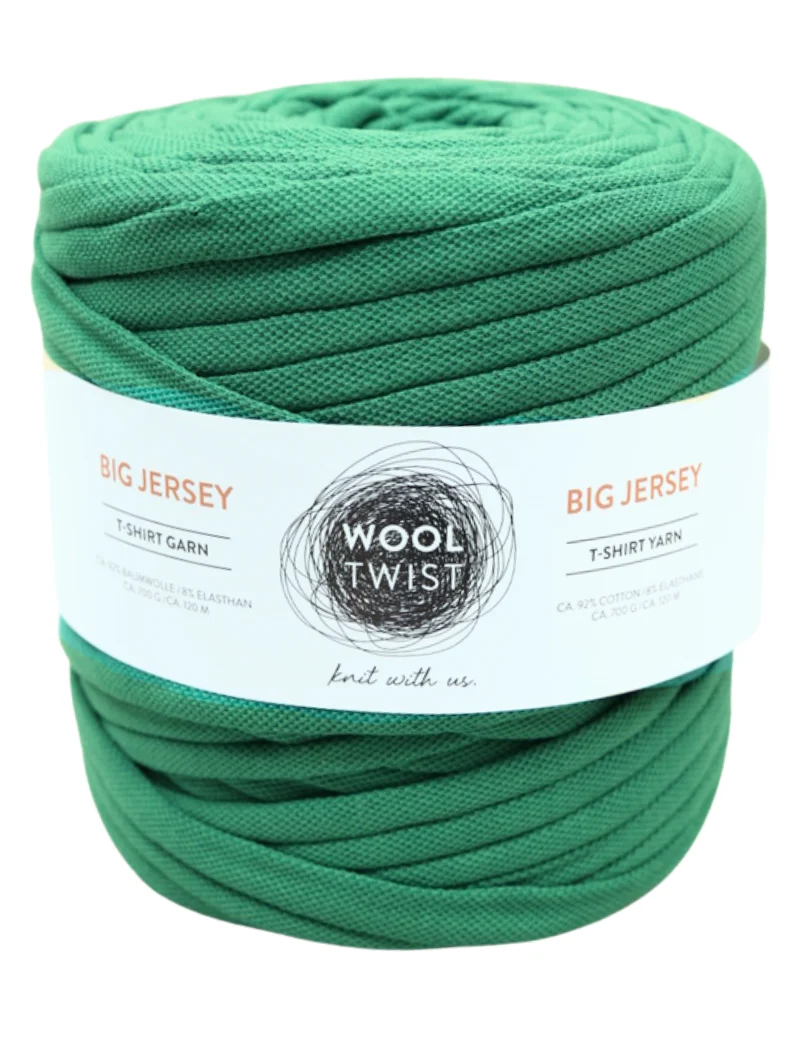Textilgarn Big Jersey Wooltwist, 10-12 mm