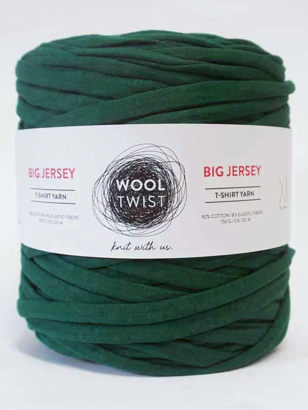 Textilgarn Big Jersey Wooltwist, 10-12 mm