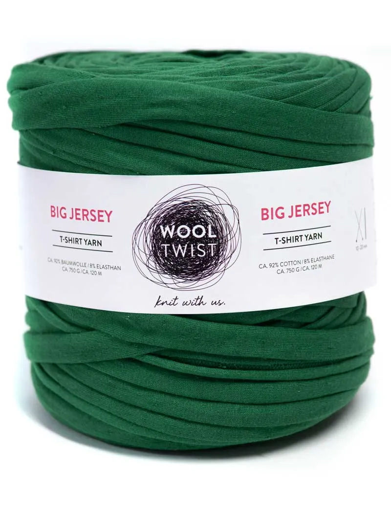 Textilgarn Big Jersey Wooltwist, 10-12 mm
