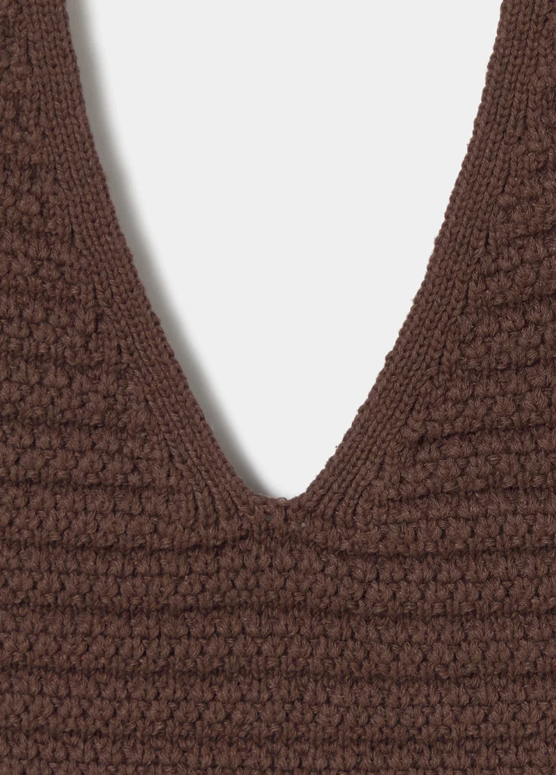 Crochet halter top