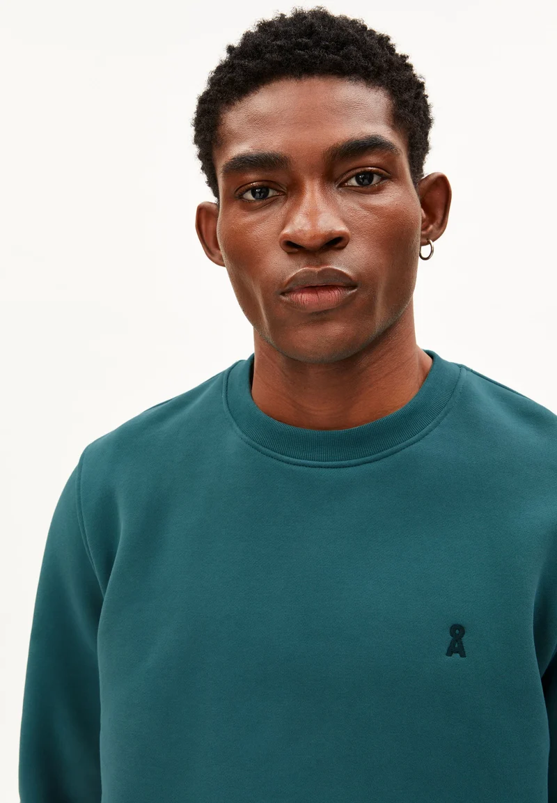 BAARO FLEECE SWEATSHIRT | petrol velvet