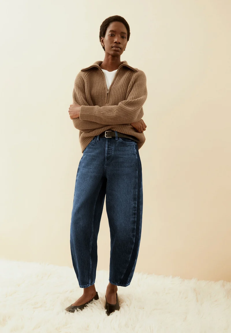 BAARLY HIGH PANEL BARREL JEANS | verge