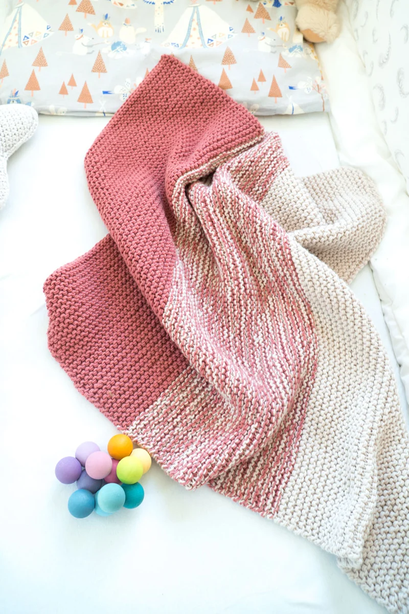 Luna Babydecke Strickset