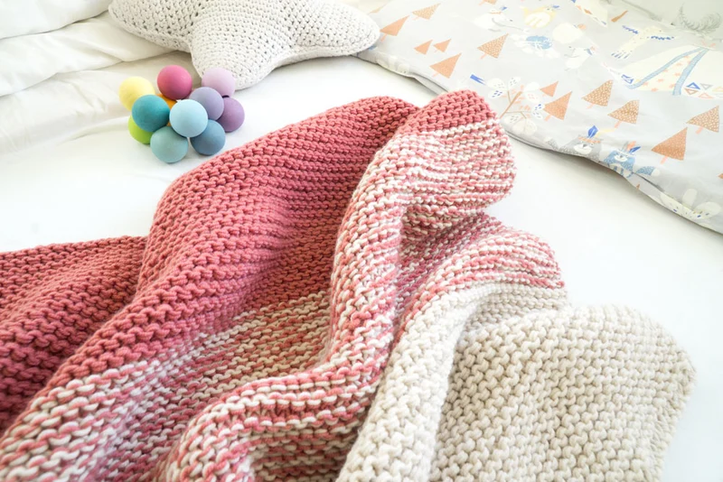 Luna Babydecke Strickset