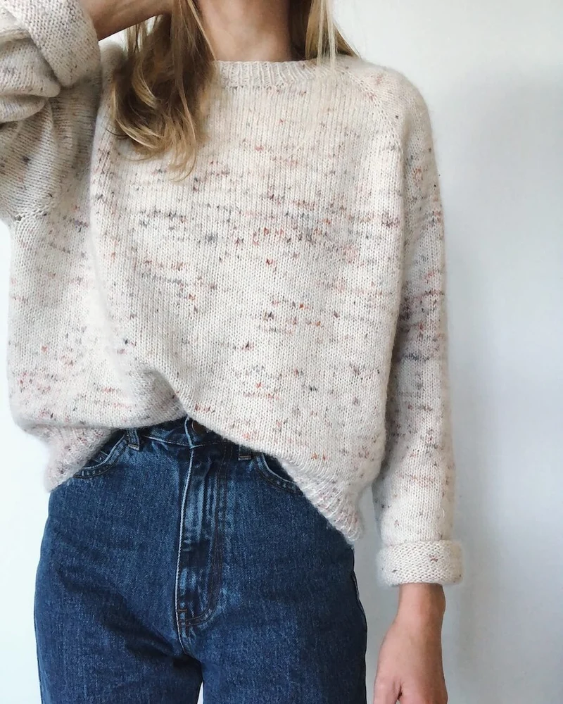 Anleitung Kein Schnickschnack Pullover, PetiteKnit