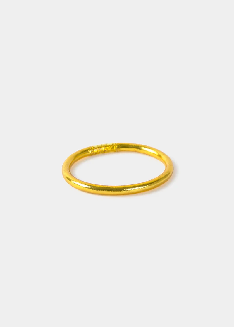Gold leaf bracelet S