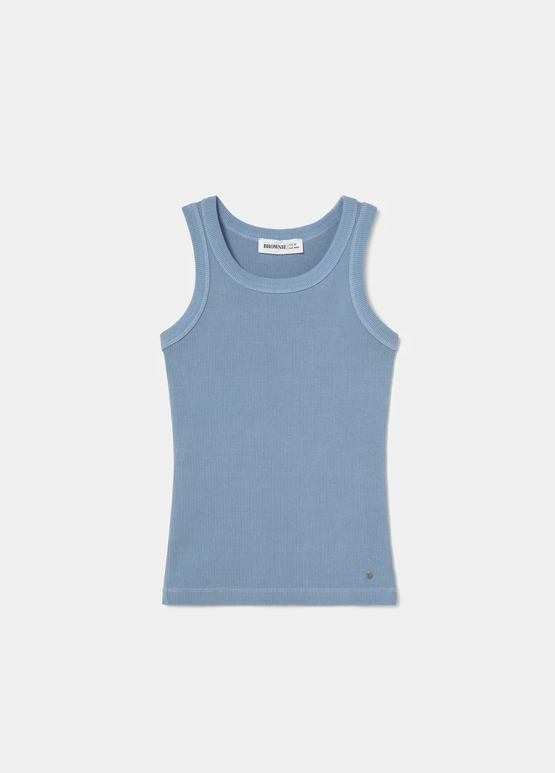 Washed camisole tank top