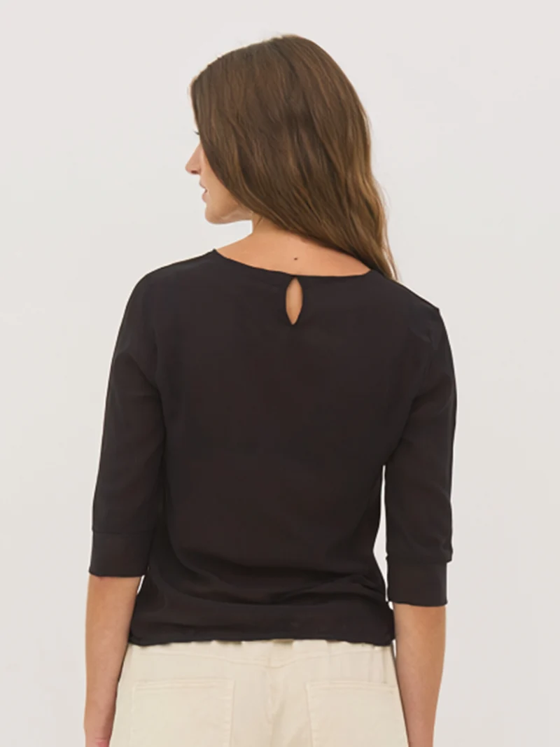 DAC Bluse gestrickt - Schwarz