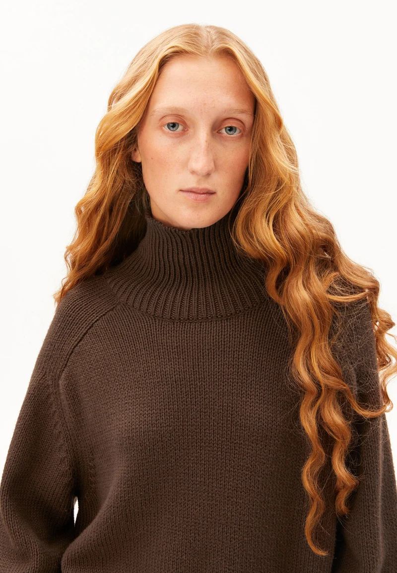 WINTER-BAUMWOLL-STRICKPULLOVER | claystone