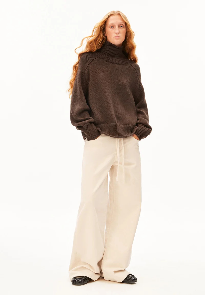 WINTER-BAUMWOLL-STRICKPULLOVER | claystone