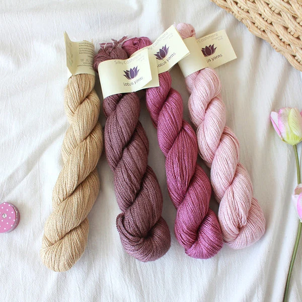 Lotusgarne seidig cashmere Fingerspiele