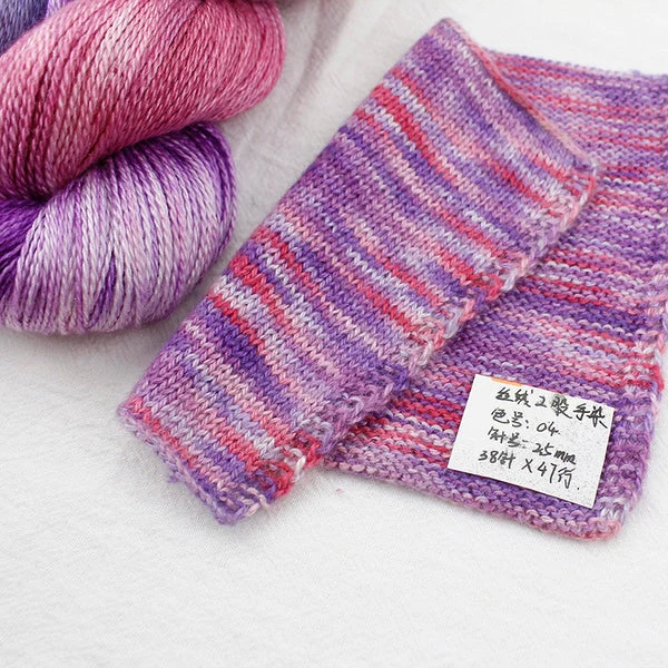 Lotusgarne seidig cashmere Fingerfarben, handbemalt