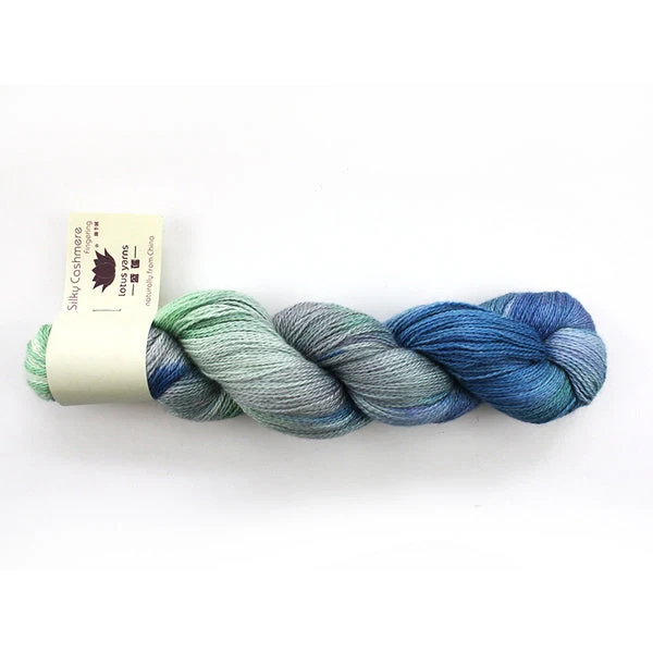 Lotusgarne seidig cashmere Fingerfarben, handbemalt