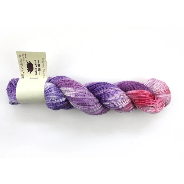 Lotusgarne seidig cashmere Fingerfarben, handbemalt