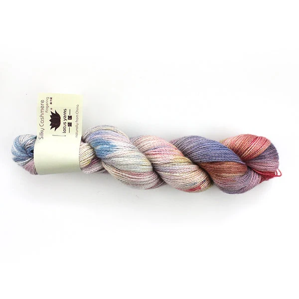 Lotusgarne seidig cashmere Fingerfarben, handbemalt
