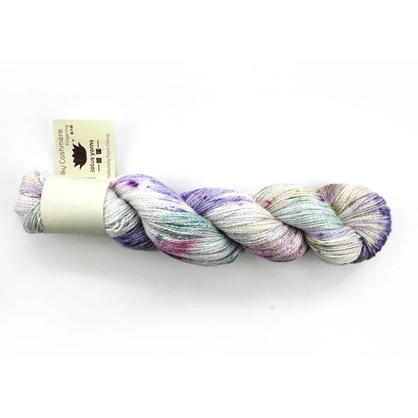 Lotusgarne seidig cashmere Fingerfarben, handbemalt
