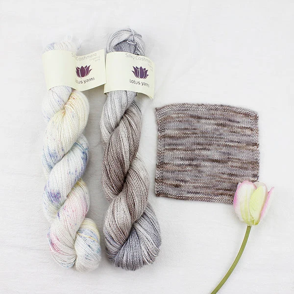 Lotusgarne seidig cashmere Fingerfarben, handbemalt