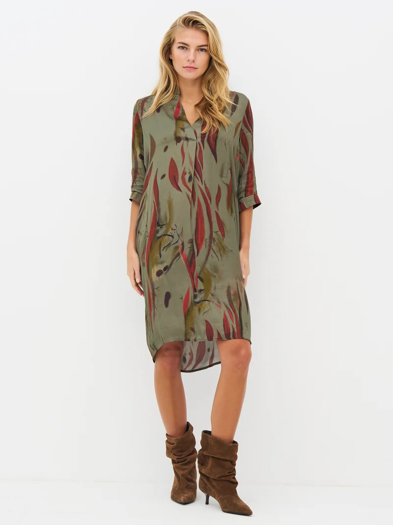 Cilje Tunika-Kleid - Army Mix