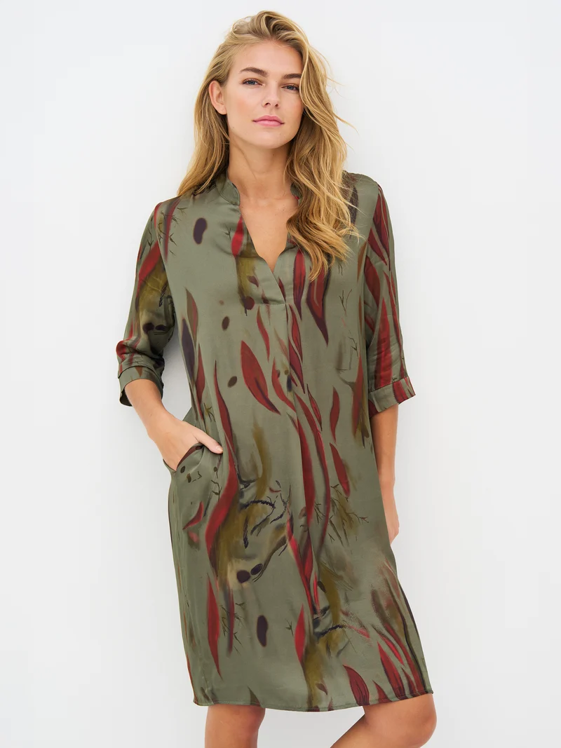 Cilje Tunika-Kleid - Army Mix