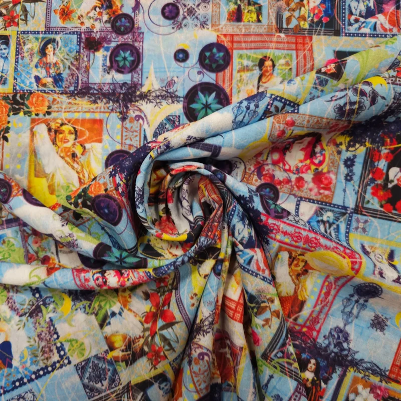 Chiffon Collage Muster