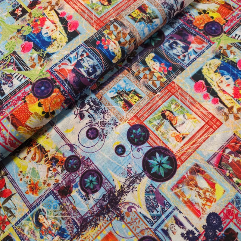 Chiffon Collage Muster