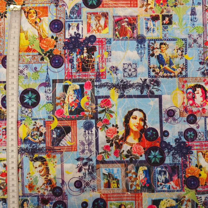 Chiffon Collage Muster