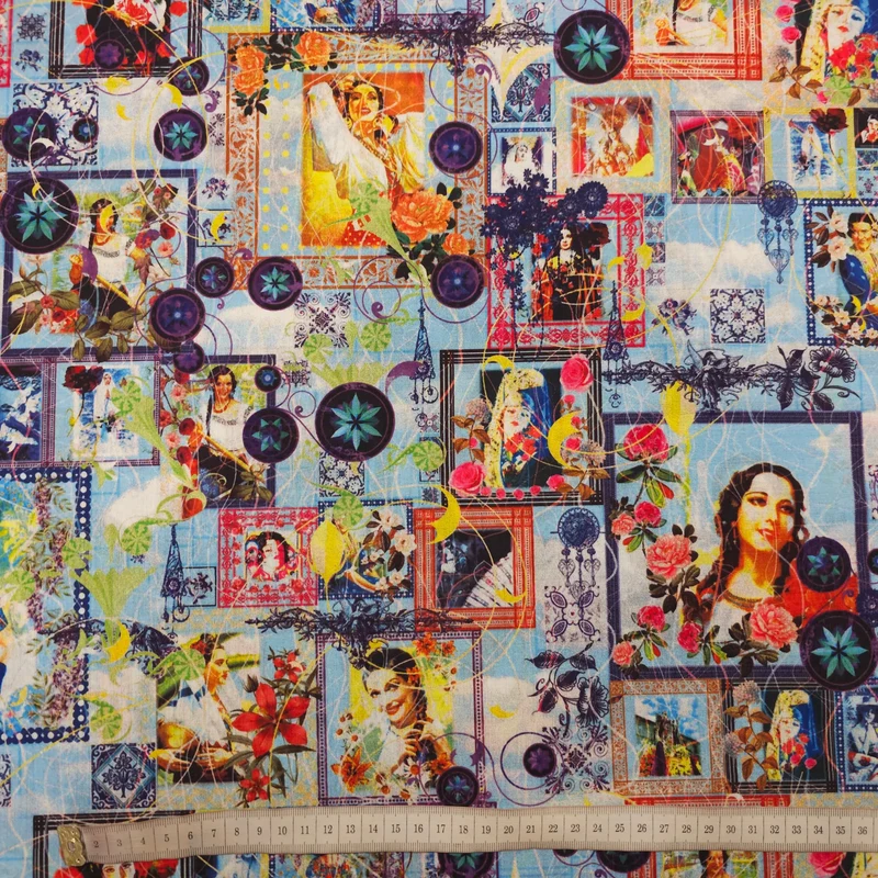 Chiffon Collage Muster