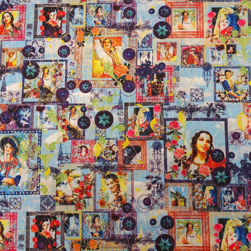 Chiffon Collage Muster