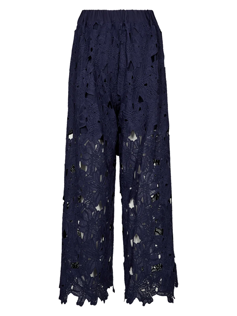 DECIA Spitzenhose - Navy