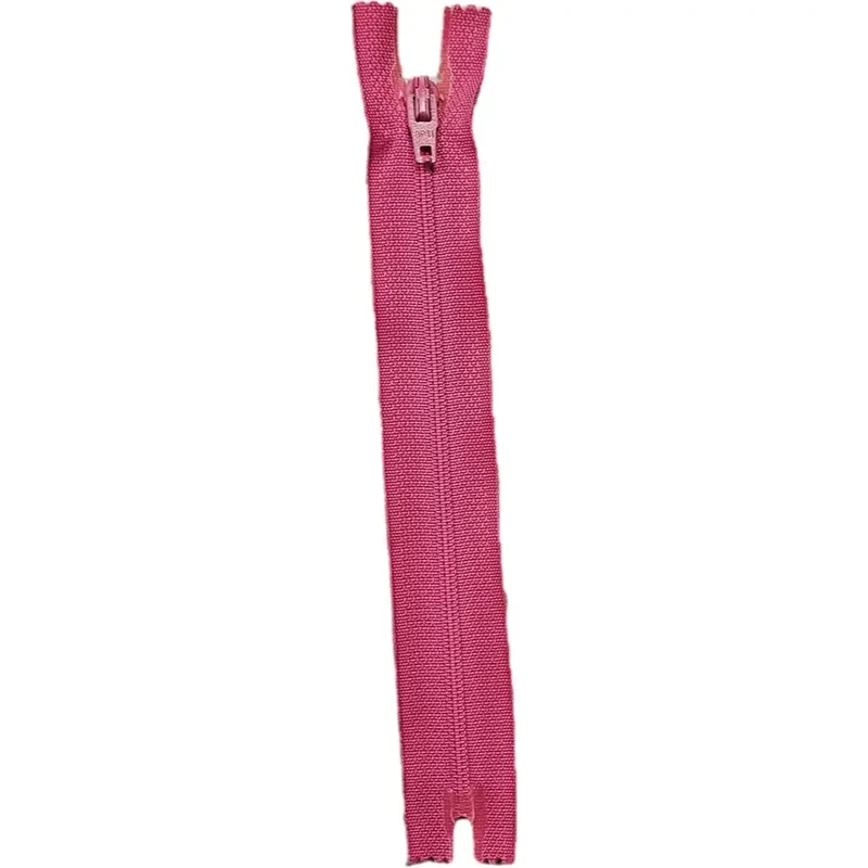 Opti Reißverschluss | nicht teilbar | 16 cm pink
