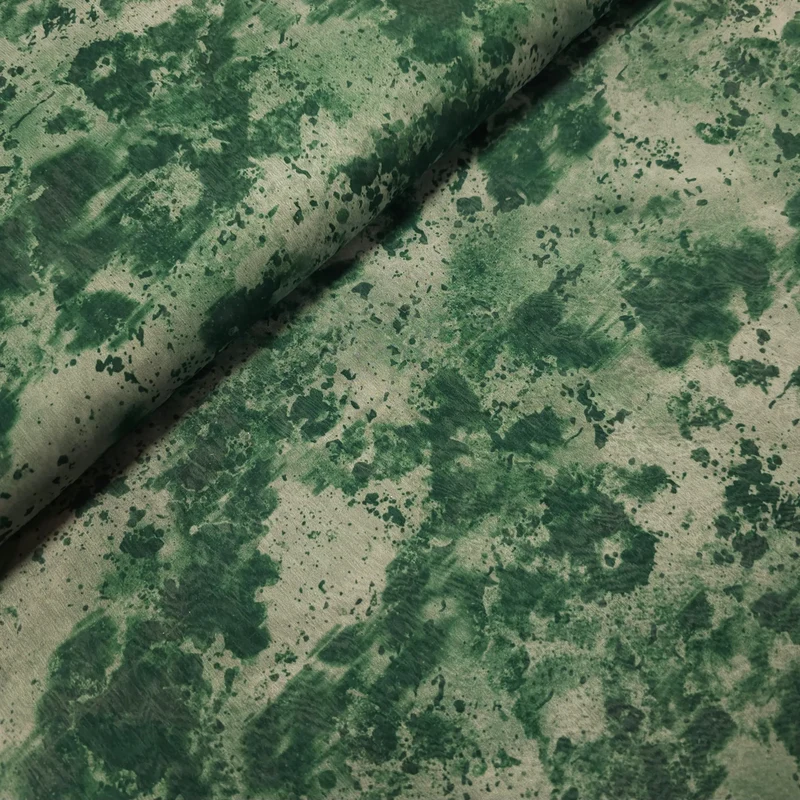 Chiffon grün Batik-Muster