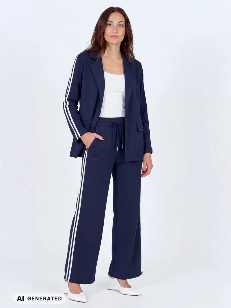 Camille-Blazer - Navy Mix