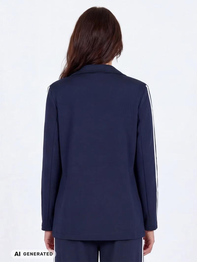 Camille-Blazer - Navy Mix