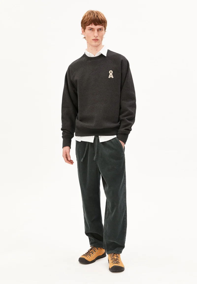 ICONIC Å MELANGE SWEATSHIRT | steel melange