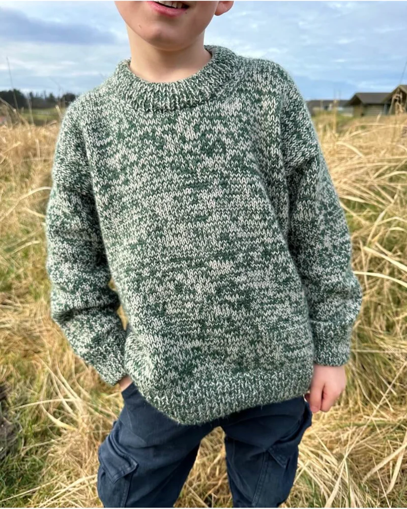 Anleitung Melange Sweater Junior, PetiteKnit