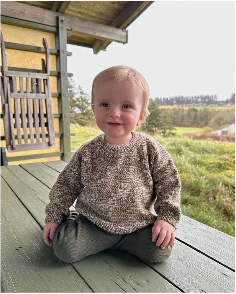 Anleitung Melange Sweater Baby, PetiteKnit