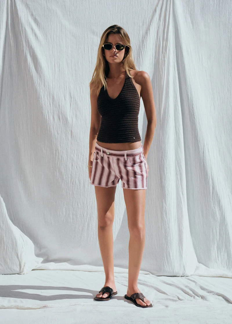 Striped shorts