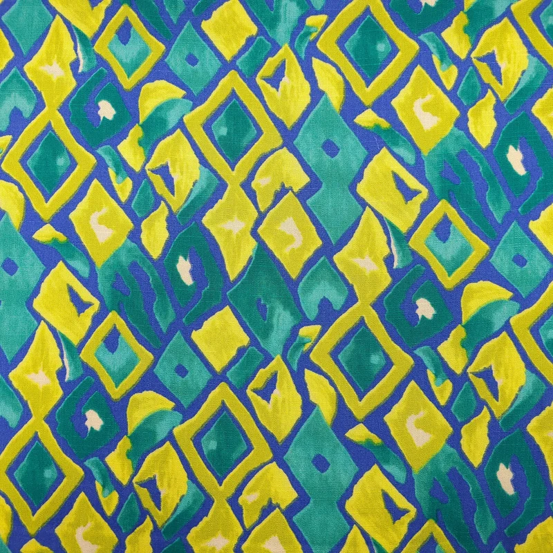 Viskose Stretch geometrische Muster