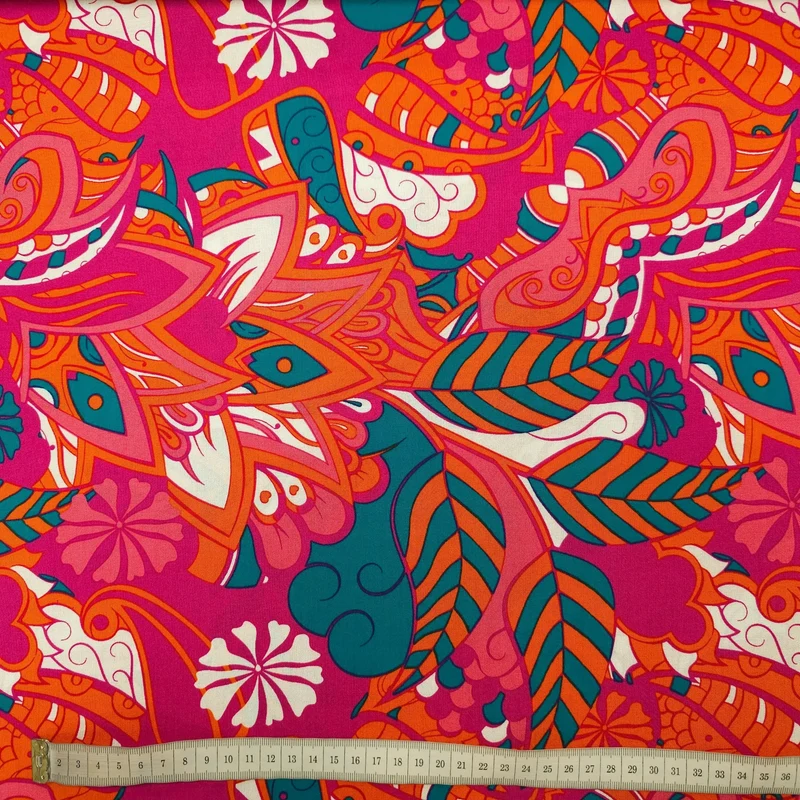Viskosestoff mit Ornamente