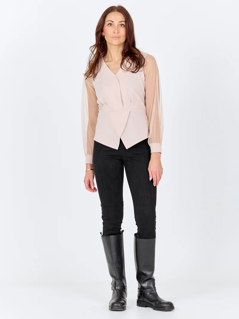 BAO Bluse - Bone
