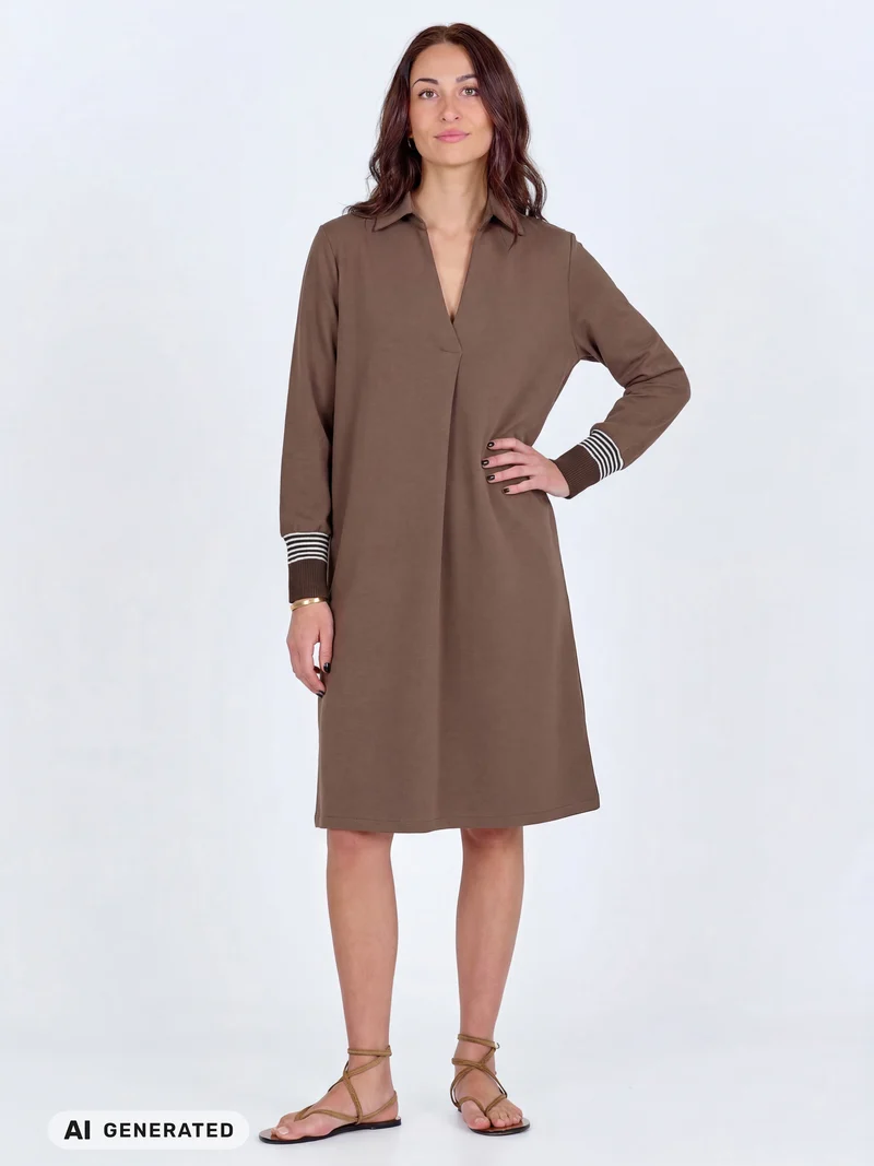 Camille Kleid - Brown Mix