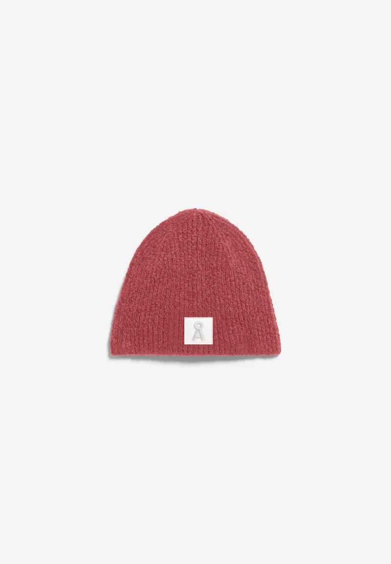 ICONIC Å BOUCLÉ-STRICKMÜTZE | velvet ember