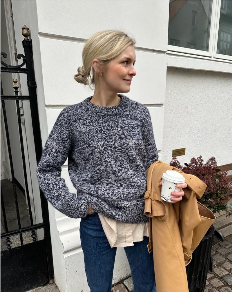 Anleitung Melange Sweater, PetiteKnit