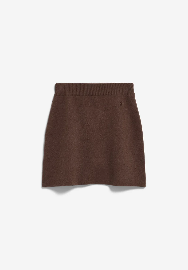 BAUMWOLL-WOLL MINI-STRICKROCK | claystone